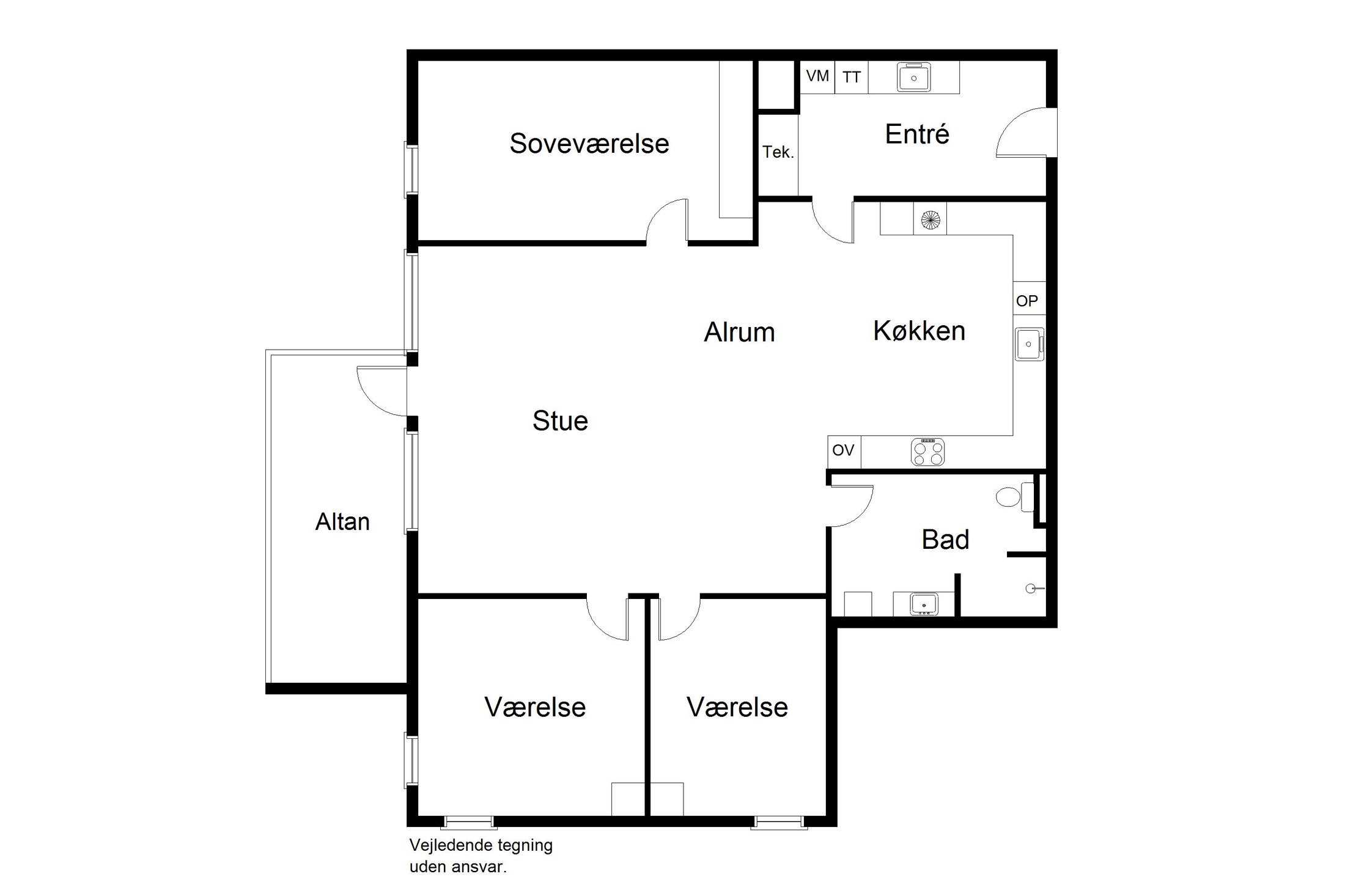 Plantegning for Grøndahlsvej 4L, 2. 6., 7400 Herning