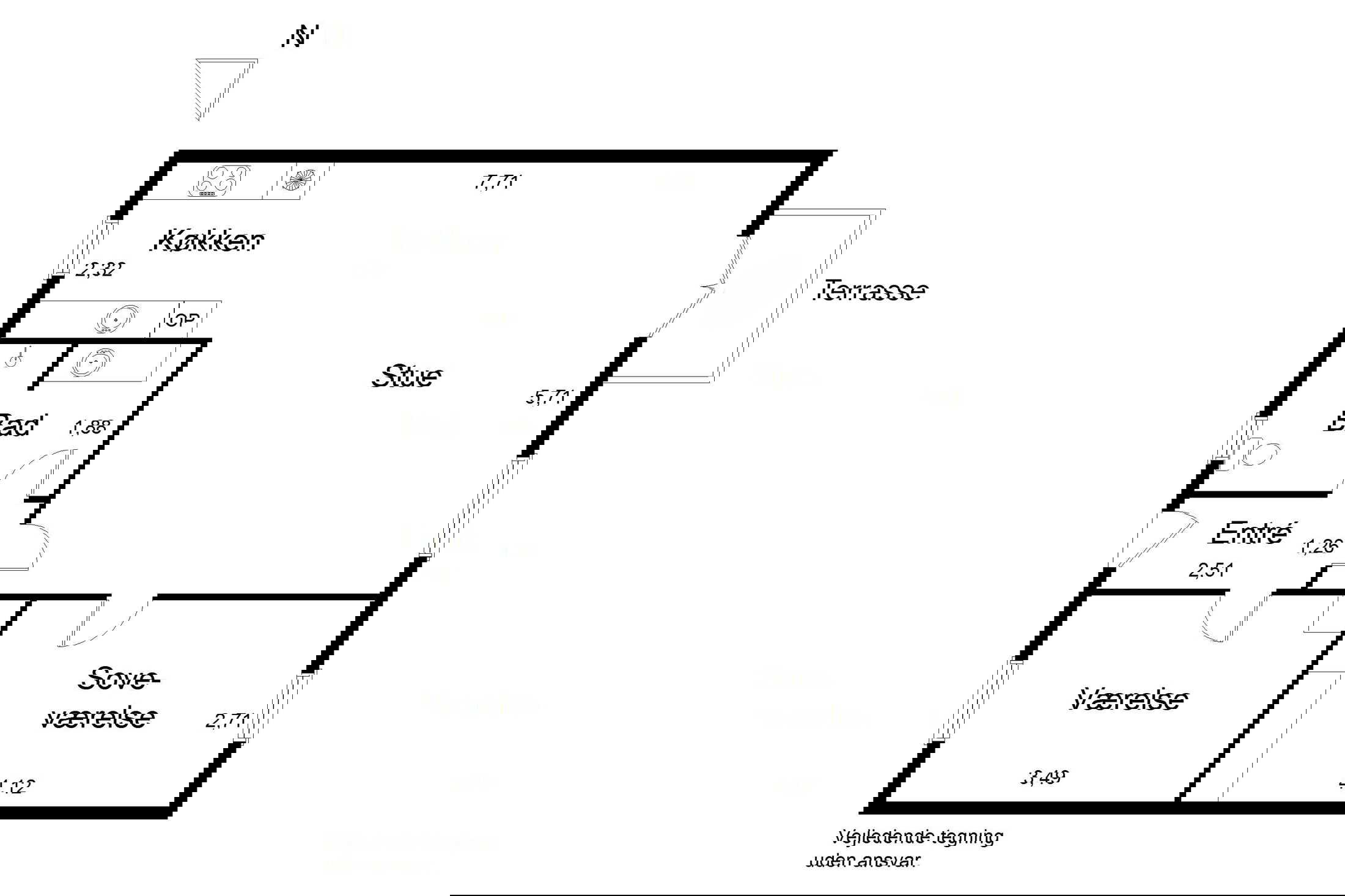 Plantegning for Sandkæret 120, 5260 Odense S