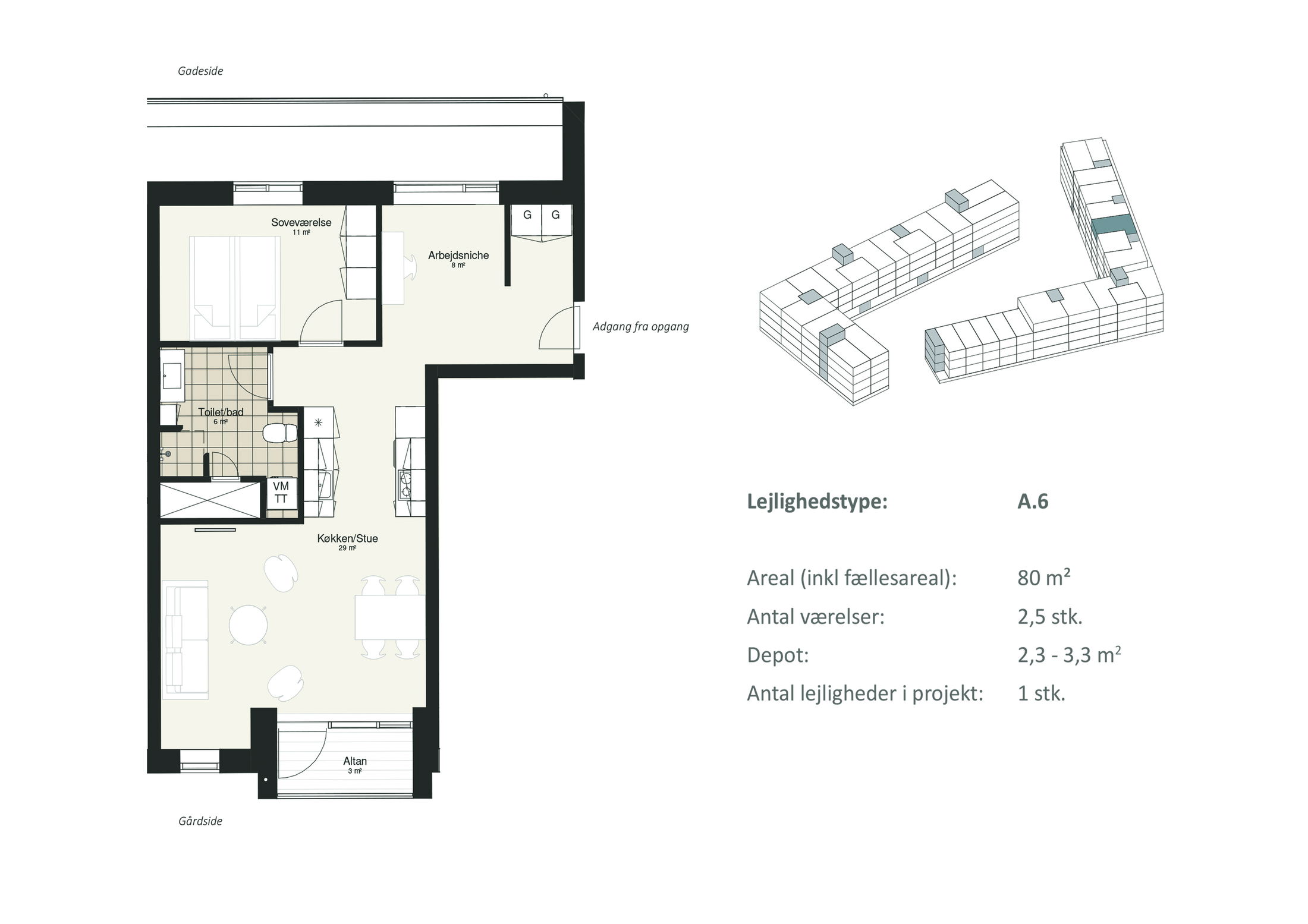 Plantegning for Scandiasporet 9 C, 4. th., 8930 Randers NØ